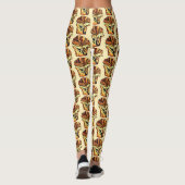 Babka Chocolate Bread Slice Loaf Joodse bakkerij Leggings (Achterkant)