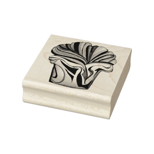 Babka Chocolate Bread Slice Loaf Joodse bakkerij Rubberstempel (Stempel)