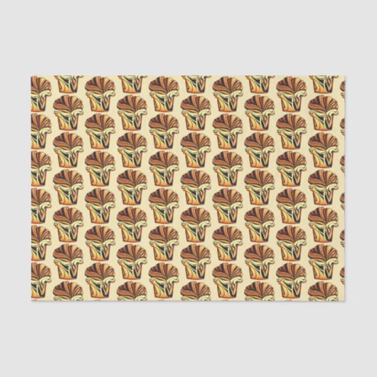 Babka Chocolate Bread Slice Loaf Joodse bakkerij Tissuepapier (Voorkant)