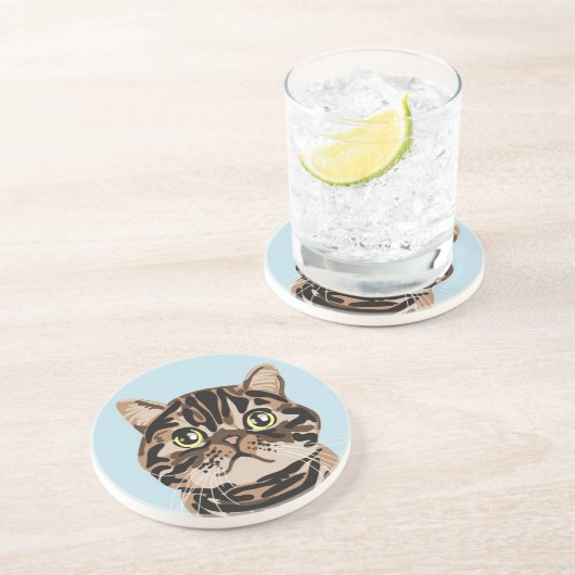 Babka het Onderzetter Cat (Zijkant)