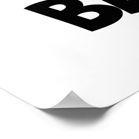 Baboom Grappig Exploding Baboon Pun Poster (Hoek)