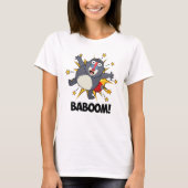 Baboom Grappig Exploding Baboon Pun T-shirt (Voorkant)