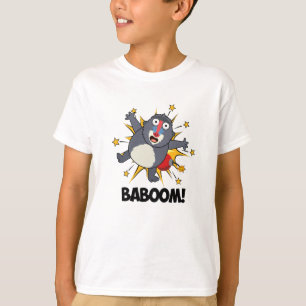 Baboom Grappig Exploding Baboon Pun T-shirt