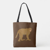 Baboon-aap Tote Bag (Achterkant)