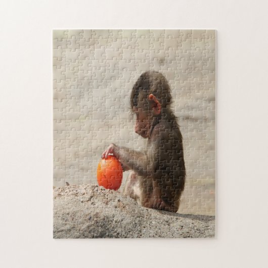 Baboon Baby Legpuzzel (Verticaal)