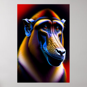 Baboon - Canvas Art Print