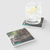 Baboon in het Paradijs, Stone Onderzetter (Zijkant)