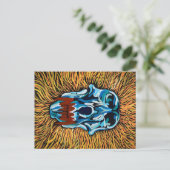 Baboon Lion Briefkaart (Staand voorkant)