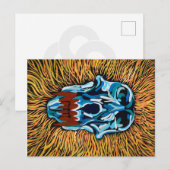 Baboon Lion Briefkaart (Voorkant / Achterkant)