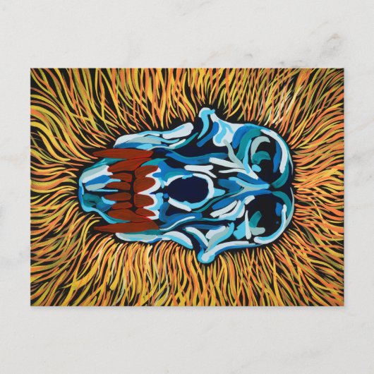 Baboon Lion Briefkaart (Voorkant)