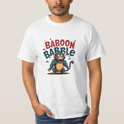 Baboon Lovers Gift Idee T-shirt (Voorkant)
