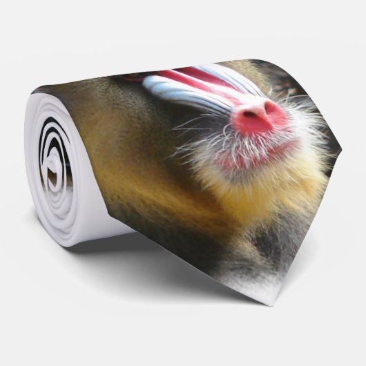 Baboon Mannen Necktie Stropdas (Opgerold)