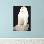 Baboon, Midden-Koninkrijk, mogelijk 7e dynastie Canvas Afdruk (Insitu (Houten vloer))