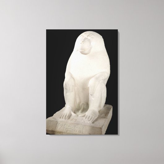 Baboon, Midden-Koninkrijk, mogelijk 7e dynastie Canvas Afdruk (Voorkant)