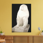 Baboon, Midden-Koninkrijk, mogelijk 7e dynastie Canvas Afdruk (Insitu (Woonkamer))