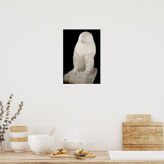 Baboon, Midden-Koninkrijk, mogelijk 7e dynastie Poster (Keuken)