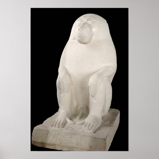 Baboon, Midden-Koninkrijk, mogelijk 7e dynastie Poster (Voorkant)