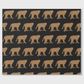 Baboon Monkey Art Cadeaupapier (Vlak)