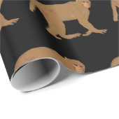 Baboon Monkey Art Cadeaupapier (Rol Hoek)
