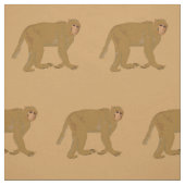 Baboon Monkey Art Stof (Swatch)