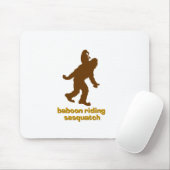 Baboon Riding Sasquatch Muismat (Met muis)