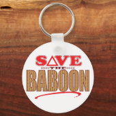Baboon Save Sleutelhanger (Voorkant)