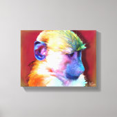 Baboon Stretched Canvas 12x (Voorkant)