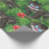 Baboon Wilde Dier in het tropische regenwoud Oerwo Cadeaupapier (Hoek)