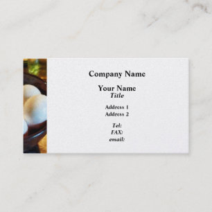 BaBowl van Eieren - Platina Afwerking Visitekaartje