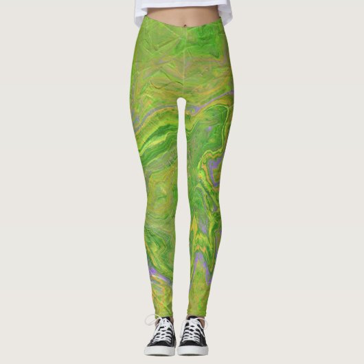 Babs 1 Abstracte Leggings (Voorkant)