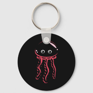 Babt Jellyfish glimlachend kostume Cute Animal Hwe Sleutelhanger