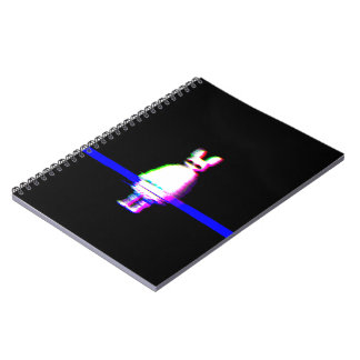 Babu Glitchcore Spiraal Notebook Notitieboek