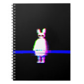 Babu Glitchcore Spiraal Notebook Notitieboek (Voorkant)