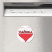 Babunia Poland Heart Magneet (Insitu (Vaatwasser))