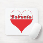 Babunia Poland Heart Muismat (Met muis)