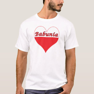 Babunia Poland Heart T-shirt