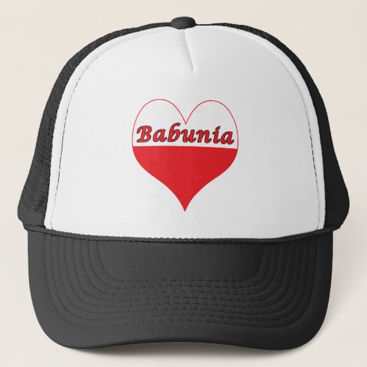 Babunia Poland Heart Trucker Pet (Voorkant)