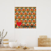 Babuschka Matrjoschka Matryoshka Poster (Keuken)