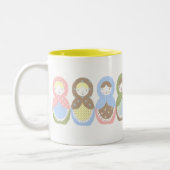 Babuschka Tasse ♥ Tweekleurige Koffiemok (Links)