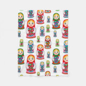 Babushka Baby Blanket Fleece Deken (Voorkant)