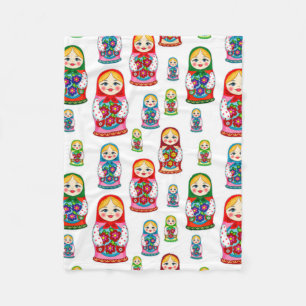 Babushka Baby Blanket Fleece Deken