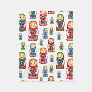 Babushka Baby Blanket Fleece Deken
