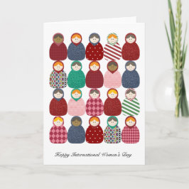 Babushka - de Dag van Vrouwen Kaart