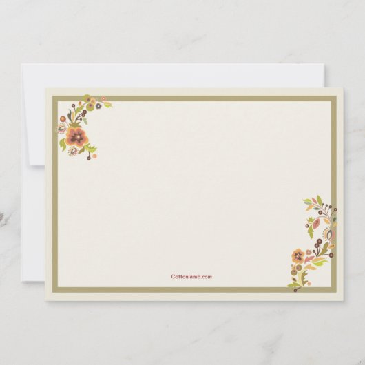 Babushka Dolls Uitnodiging (Achterkant)