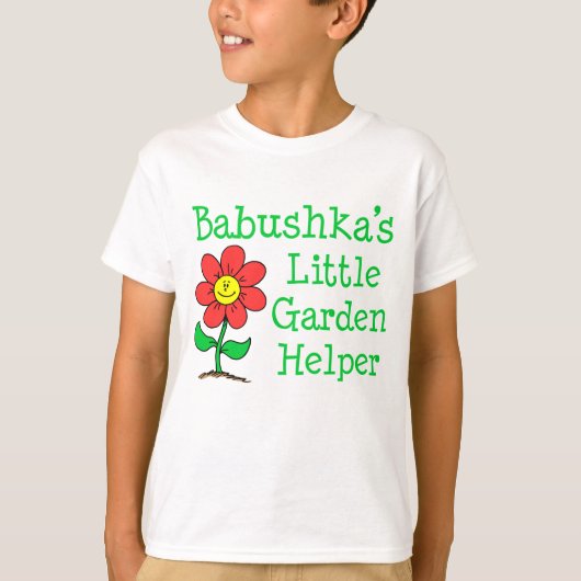 Babushka Little Garden Helper T-shirt (Voorkant)