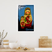 Babushka Pop - Matchbox Print - Tsjechische Kunst  (Keuken)