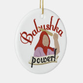 Babushka Power Keramisch Ornament (Rechts)