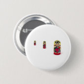 babushka ronde button 5,7 cm (Voorkant /achterkant)