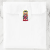 babushka ronde sticker (Tas)