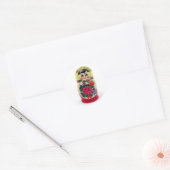 babushka ronde sticker (Envelop)